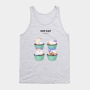 Cup cat - cup cake Tank Top